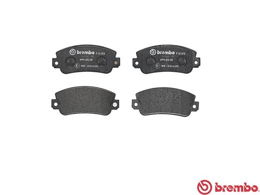 A.B.S. P 23 013 BREMBO Bremsbelagsatz, Scheibenbremse